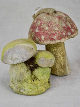 Early 20th Century cement mushrooms