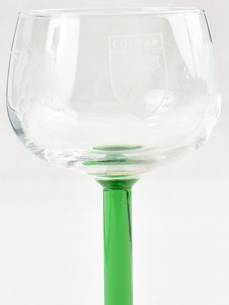 Classic 1950s White Wine Glasses