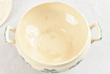 Longchamp-branded vintage floral soup bowl