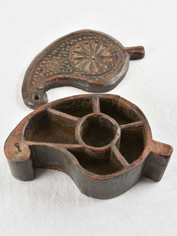 Nineteenth-century exotic wood tea chest