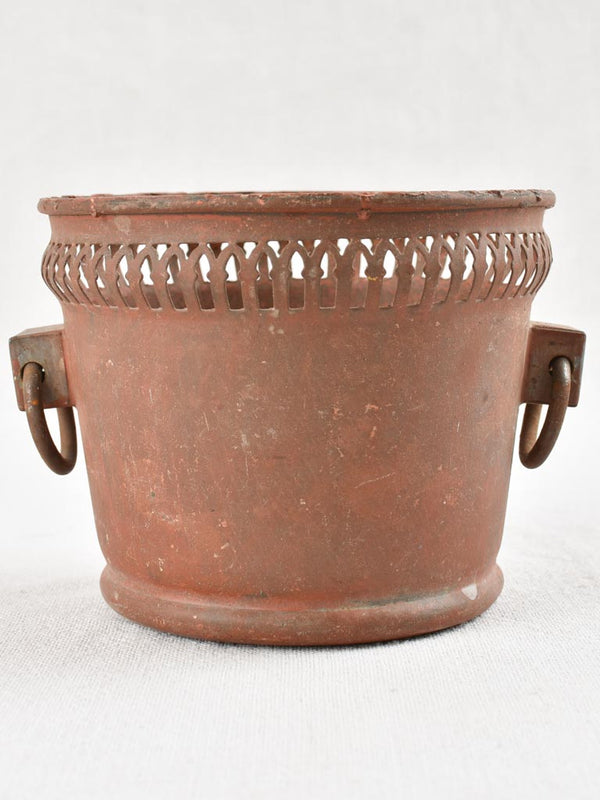Charming 19th-century small tole cachepot
