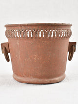 Nineteenth-century patinated tin flower pot