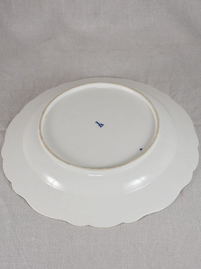 Two rare Meissen serving platters from the eighteenth-century