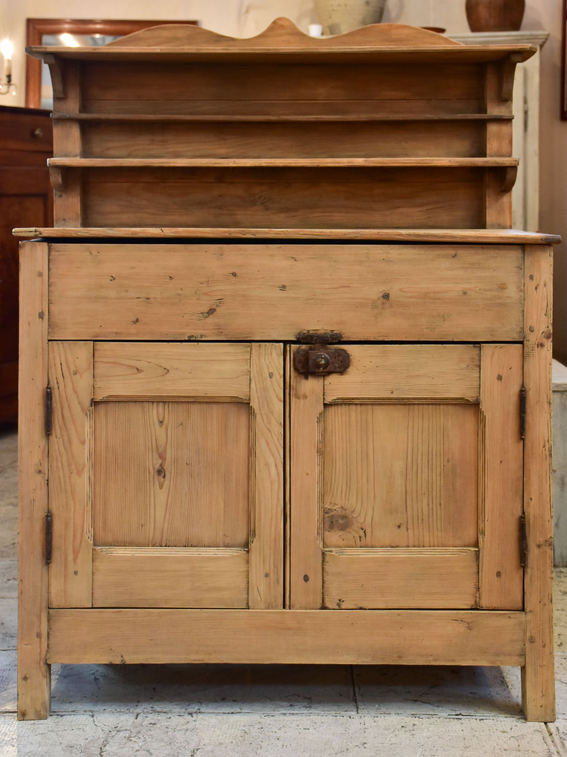 Rustic antique French kitchen dresser