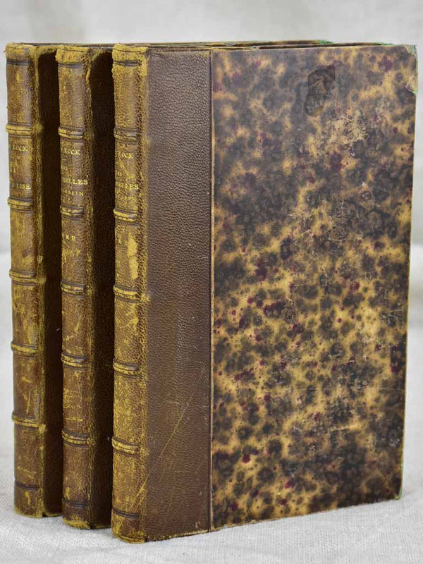 Three late 19th Century leatherbound books