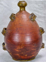 Napoleon III conscience jug with hand painted tulips