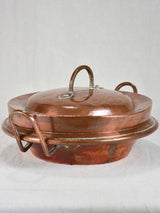 Late nineteenth-century French copper casserole or daubiere