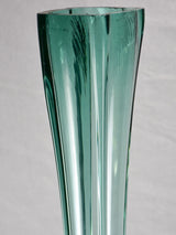 Tall green glass florist's vase - 40¼"