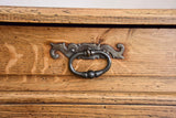 Blonde oak French 'confiturier'