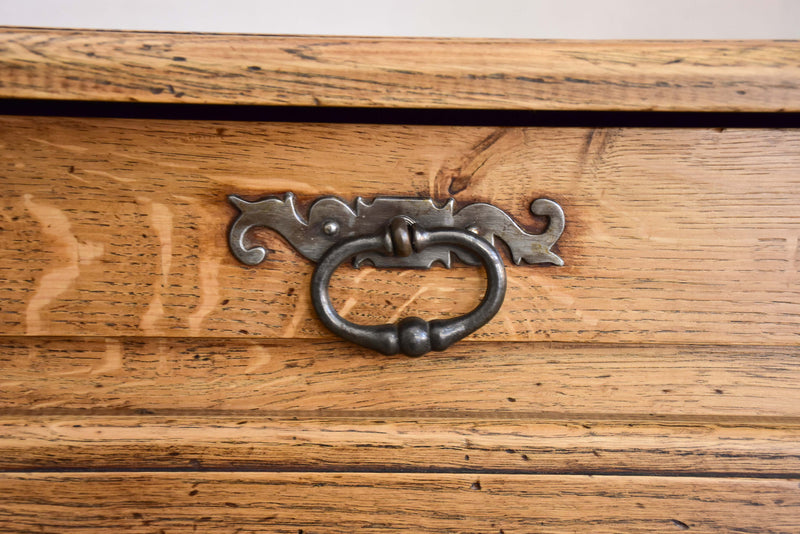 Blonde oak French 'confiturier'