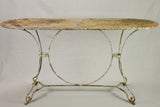 Rare double metal garden table from the 1950's