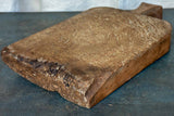 Very thick antique cutting board with curved corners 20”