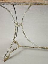 Rare double metal garden table from the 1950's