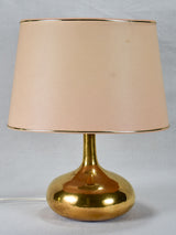 Vintage lamp with gold glass base - 19"