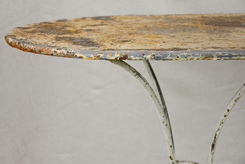 Rare double metal garden table from the 1950's