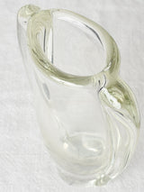 Vintage Swedish glass vase 8¾"