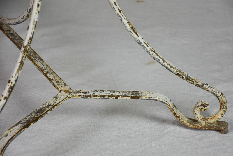 Rare double metal garden table from the 1950's