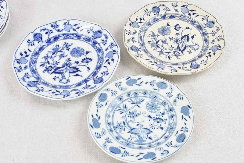 Authentic blue Meissen-Oignon oval plate