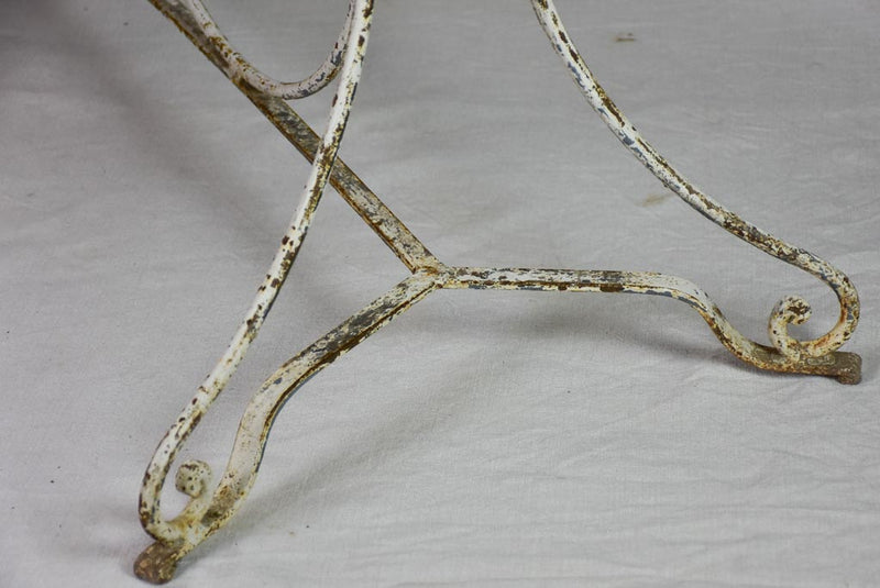 Rare double metal garden table from the 1950's
