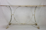 Rare double metal garden table from the 1950's