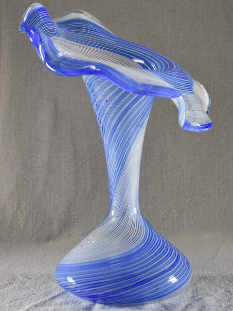 Early twentieth-century Italian glass vase 10¾"