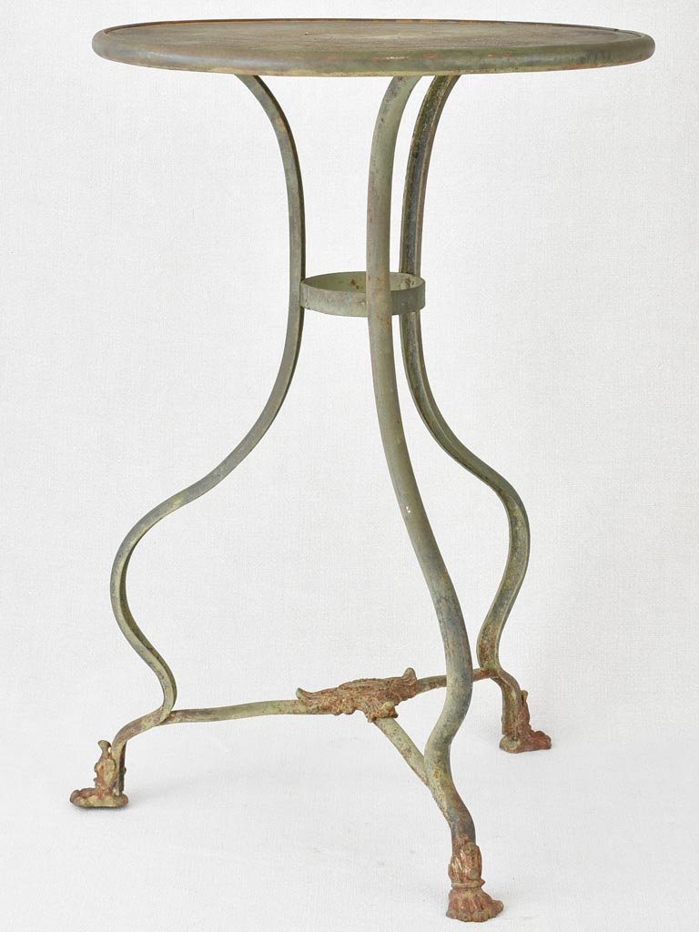 Small 19th century Arras garden table 17¾" x 26½"