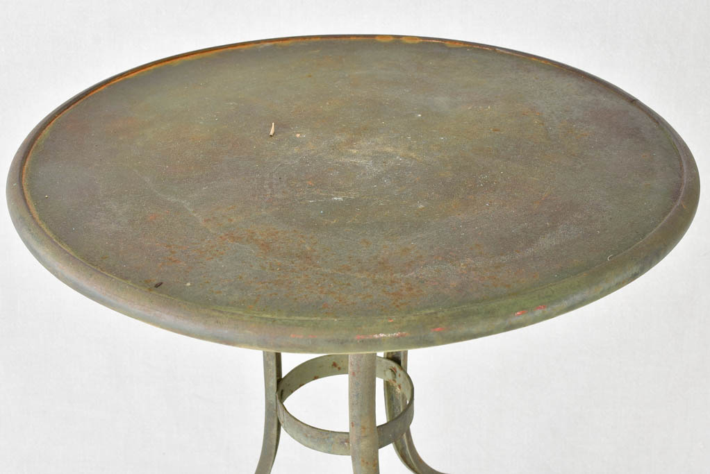 Small 19th century Arras garden table 17¾" x 26½"