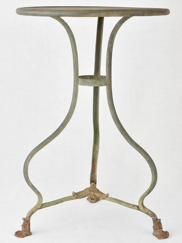 Small 19th century Arras garden table 17¾" x 26½"