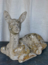 Mid-century garden sculpture of a deer