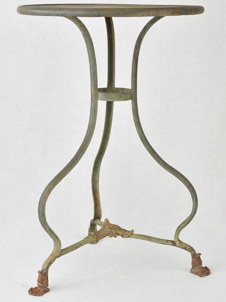 Small 19th century Arras garden table 17¾" x 26½"