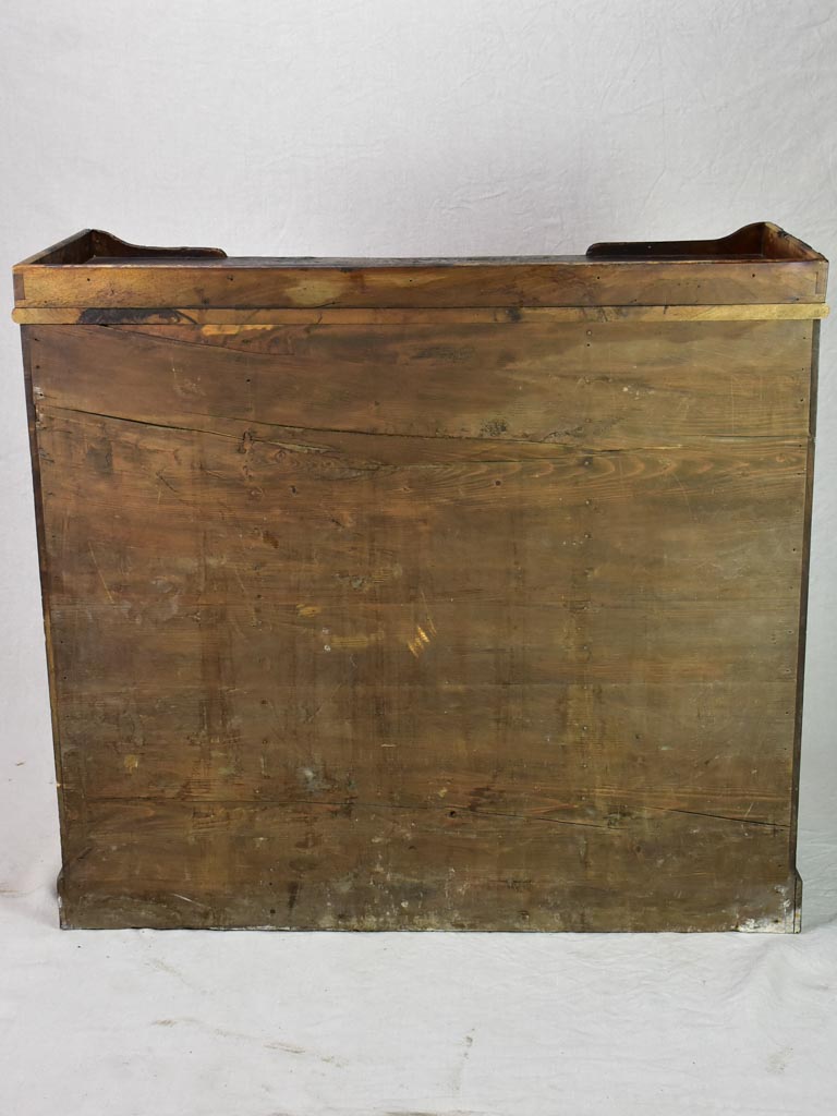 19th century French horologist's work table and drawers - solid walnut 11 drawers