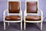 Four 19th century French armchairs