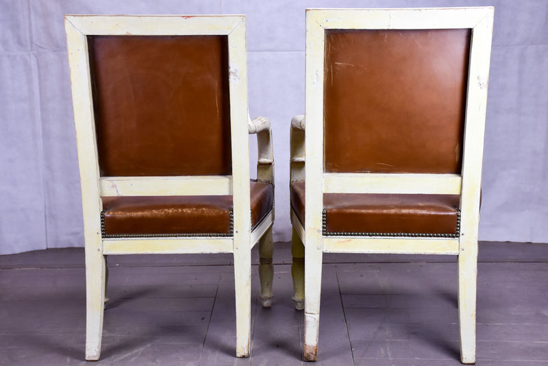 Four 19th century French armchairs