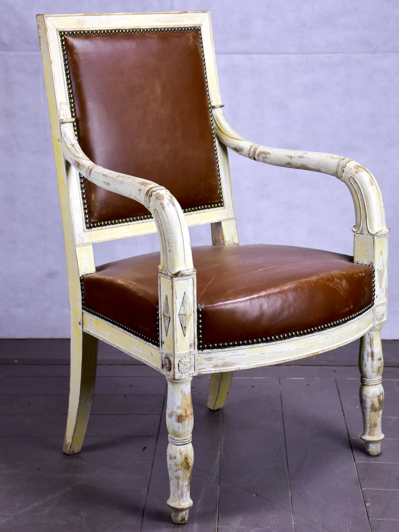 Four 19th century French armchairs