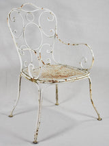 Two heavy garden armchairs, early-20th century