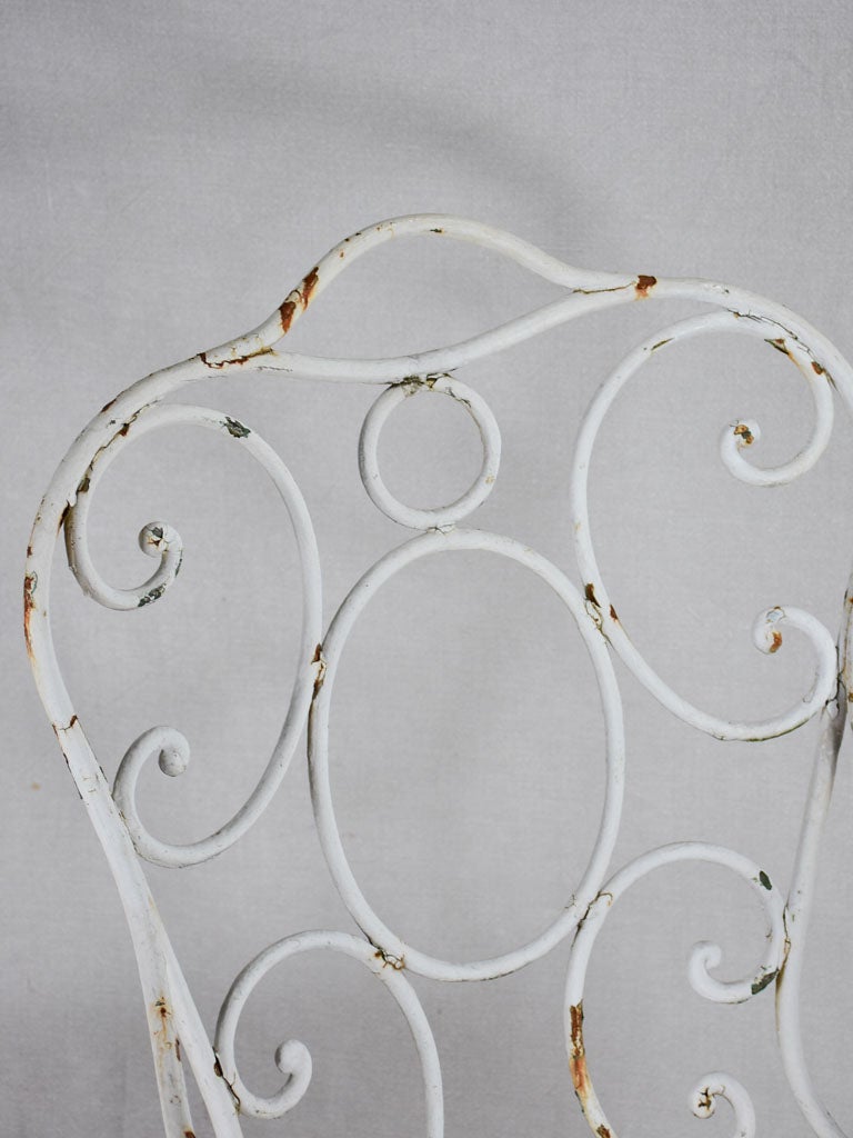 Two heavy garden armchairs, early-20th century