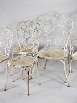Two heavy garden armchairs, early-20th century