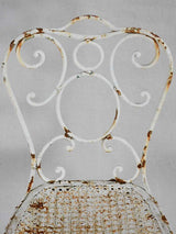 Two heavy garden armchairs, early-20th century