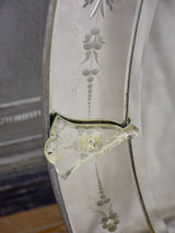 Antique Venetian mirror - oval with crest 27½" x 48"