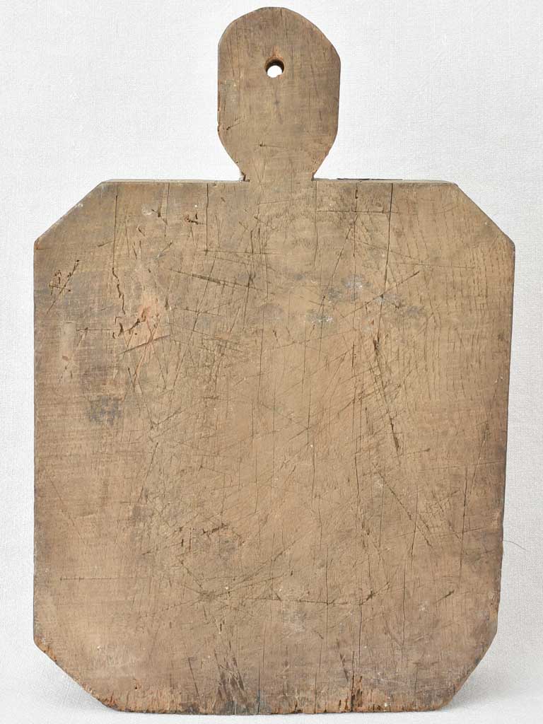 Extra large French cutting board with repairs 17¾" x 12¼"