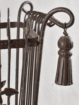 Vintage iron umbrella stand 23¼"
