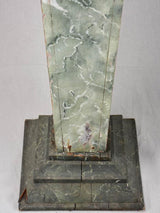 Early twentieth-century faux marble presentation pedestal