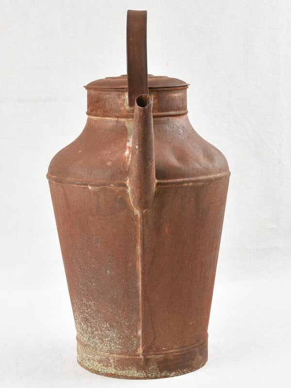 Rustic lidded pitcher - 1900s - 20"