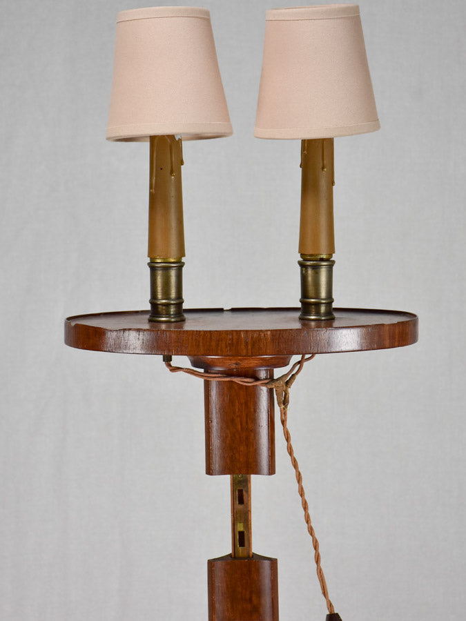 Early twentieth-century adjustable English floor lamp