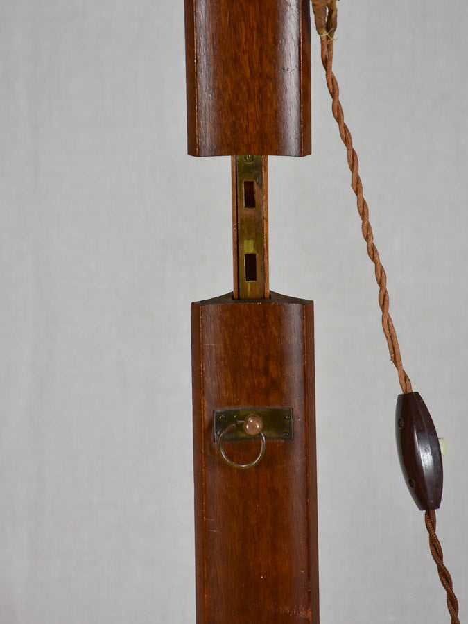 Early twentieth-century adjustable English floor lamp