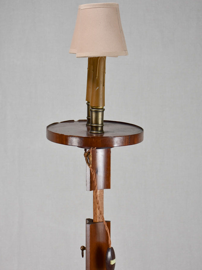 Early twentieth-century adjustable English floor lamp