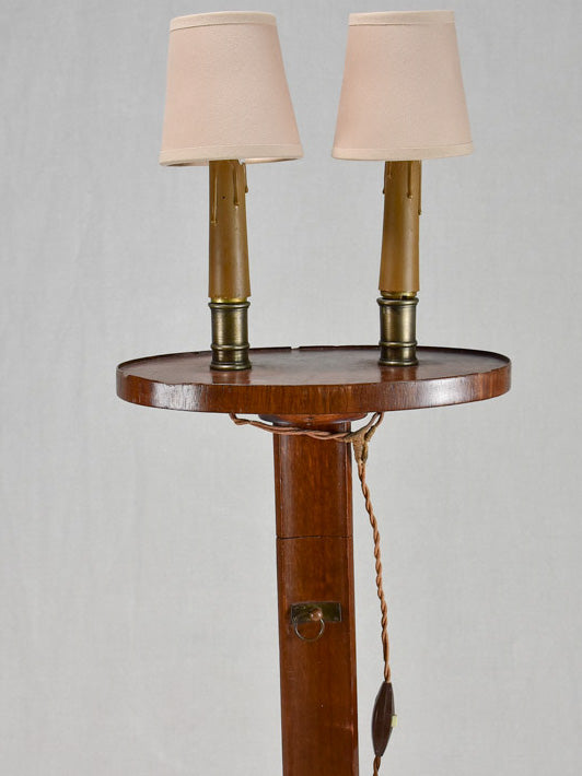 Early twentieth-century adjustable English floor lamp