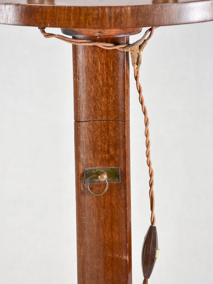 Early twentieth-century adjustable English floor lamp