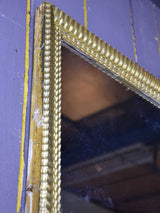 Antique French gilded mirror with two panels