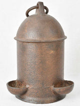 Cast iron bird water feeder